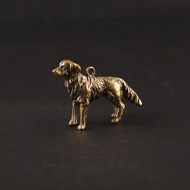 brass dog pendants for keychain (2)