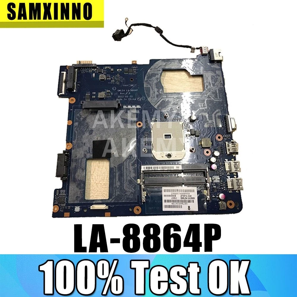 SAMXINNO для Samsung NP355V5C материнская плата ноутбука QMLE4 LA-8864P REV: 2 0 100% протестирована