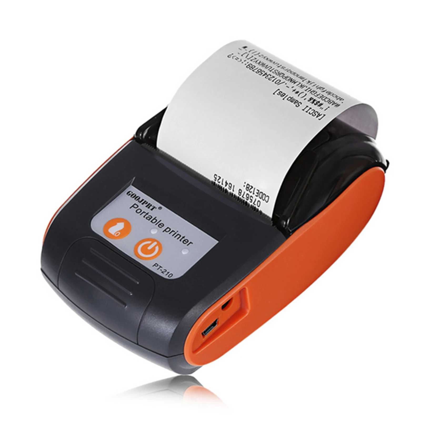 PT 210 58mm Bluetooth Printer Wireless Mini Portable Thermal Receipt Printer For Android