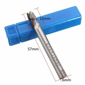 

4/6/8/10/12mm HSS-AL CNC 4 Flute Straight Shank End Mill Cutter Drill Bit Tools