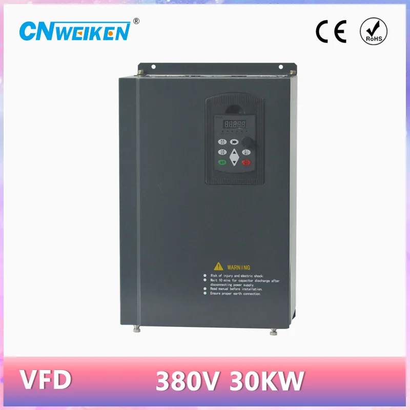 Лидер продаж преобразователь частоты 30 кВт 3 фазы 380 В/60 А VFD /30 векторное