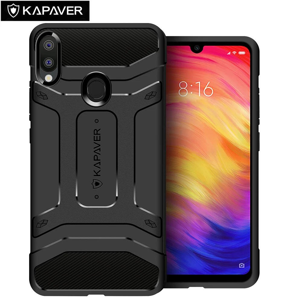 Роскошный чехол KAPAVER для телефона xiaomi Redmi Note 7 7S Pro модный силиконовый защитный
