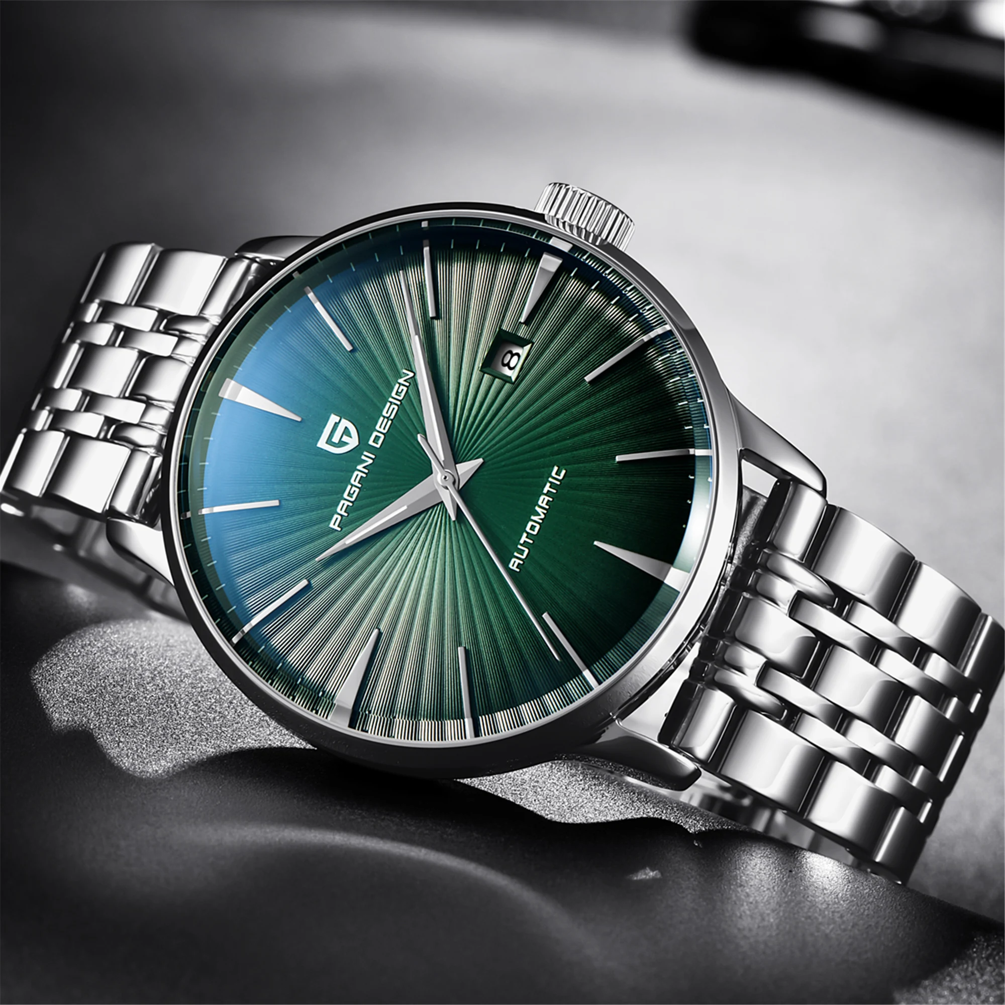 PAGANI Design Men's Mechanical Watches Seagull 2813 Men Stainless Steel Waterproof Automatic Watch Business Clock reloj hombre