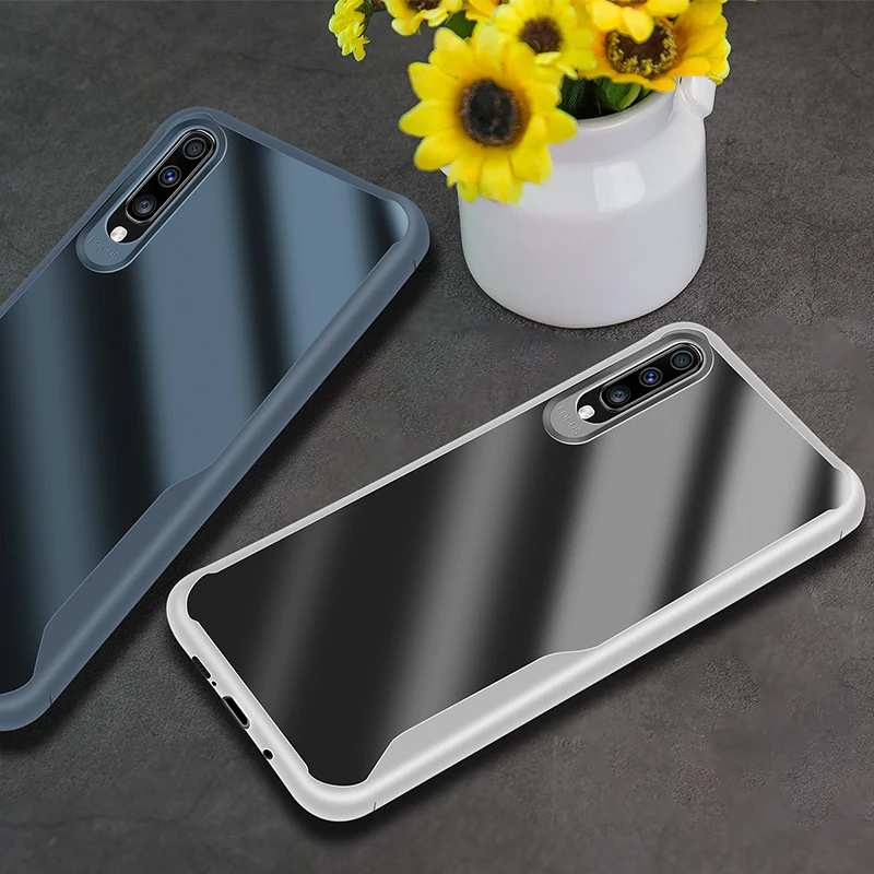 For Samsung Galaxy A10 20E 30 40 50 60 70S 80 90 A2 Core transparent crystal case for A6 A7 A8 A9 Star pro plus case