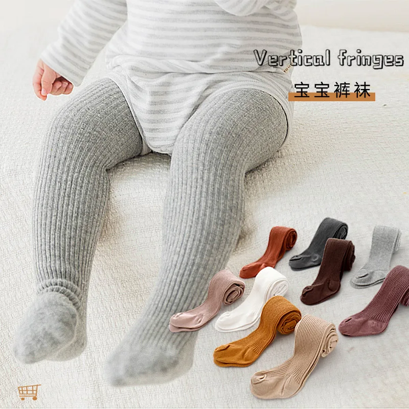Baby Girls Pantyhose Winter Warm Tights for Newborn Boys Chidren Cotton
