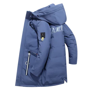 

2019 Fashion Style Winter Jacket for Men/Women 90% White Duck Down Jacket Men Long Down Jacket for Couple Parka Coat Men/Women