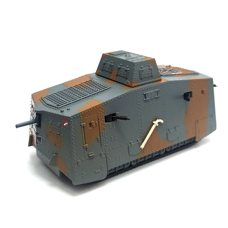 1: 72 Германия A7V статический сплав модель танк сплав моделирование военный классический сплав модель для funs коллекции или украшения детей