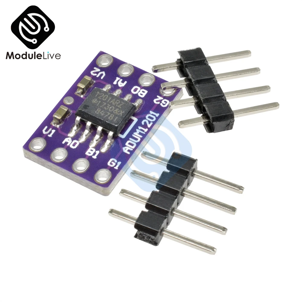 

CJMCU-1201 Magnetic Isolator Module Replace Optocouplers ADUM1201 Isolator Board ADUM1201ARZ SOIC 8 Isolator SPI Interface