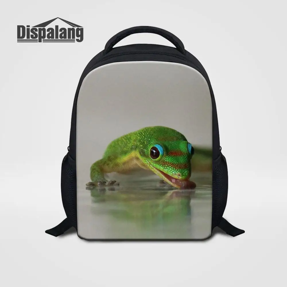 Backpack15 Dispalang школьный рюкзак для мальчиков 12 дюймов Мини милый рюкзак с принтом ящерица для мальчиков Детский рюкзак - Цвет: Backpack15