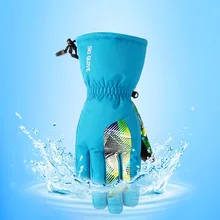 Водонепроницаемые зимние теплые перчатки мужские лыжные перчатки Сноуборд мотоциклетные перчатки Зима сенсорный экран Водонепроницаемая перчатка Новинка