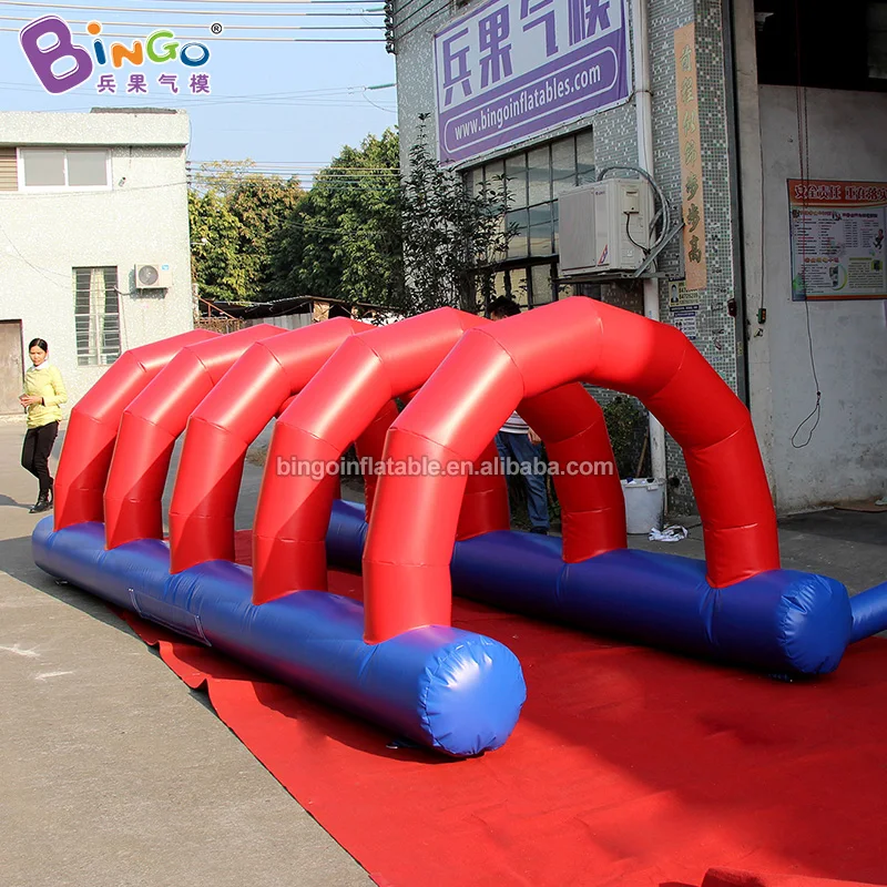 

BARGAIN PRICE PVC 5x2x1.5mh inflatable tunneling sport game toy inflated custom made obstacle game item for event fun decoration