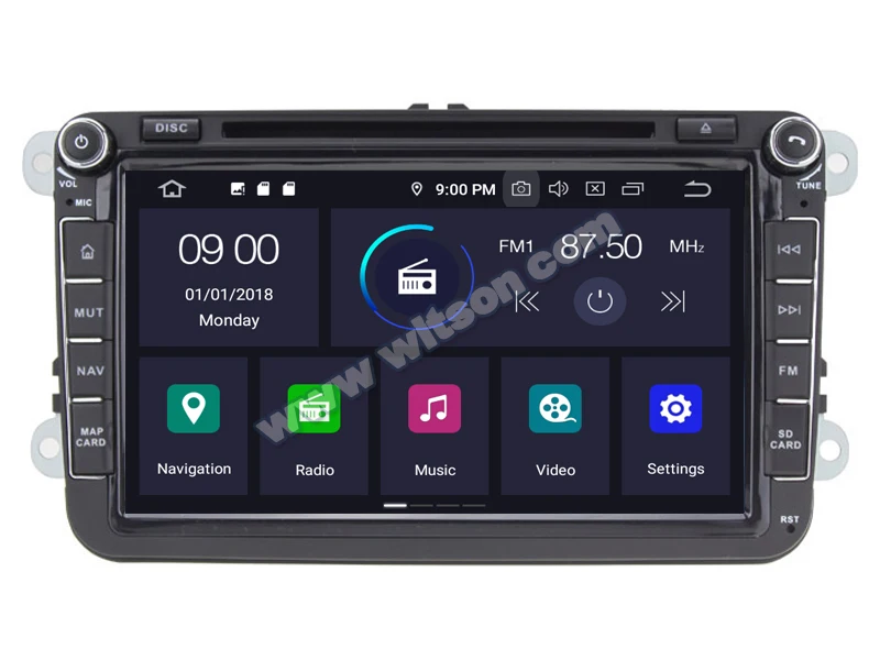 " Android 9,0 Pie OS автомобильный DVD Мультимедиа gps радио для Seat Leon MK2 2004-2013 Seat Toledo 2004- Seat Altea XL 2007