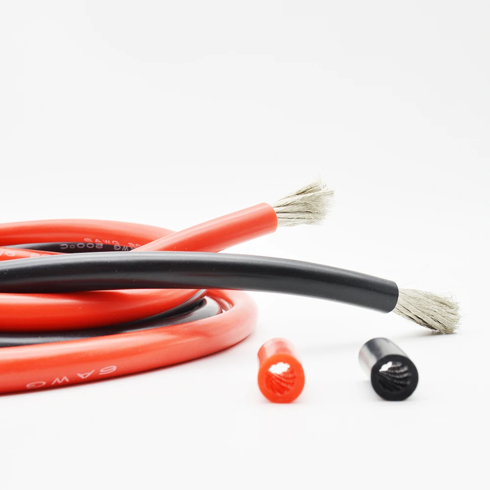 SHENGPAI 7AWG термостойкий кабель 1 метр мягкий силиконовый провод медный