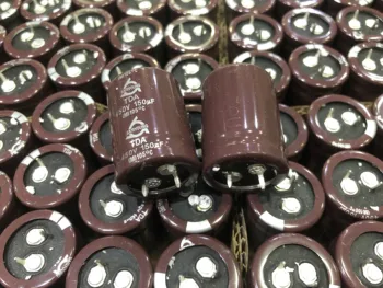 

1pcs/2pcs 150uF 450V SAMYOUNG TDA series 25x35mm 450V150uF Bipolar Electrolytic Capacitors