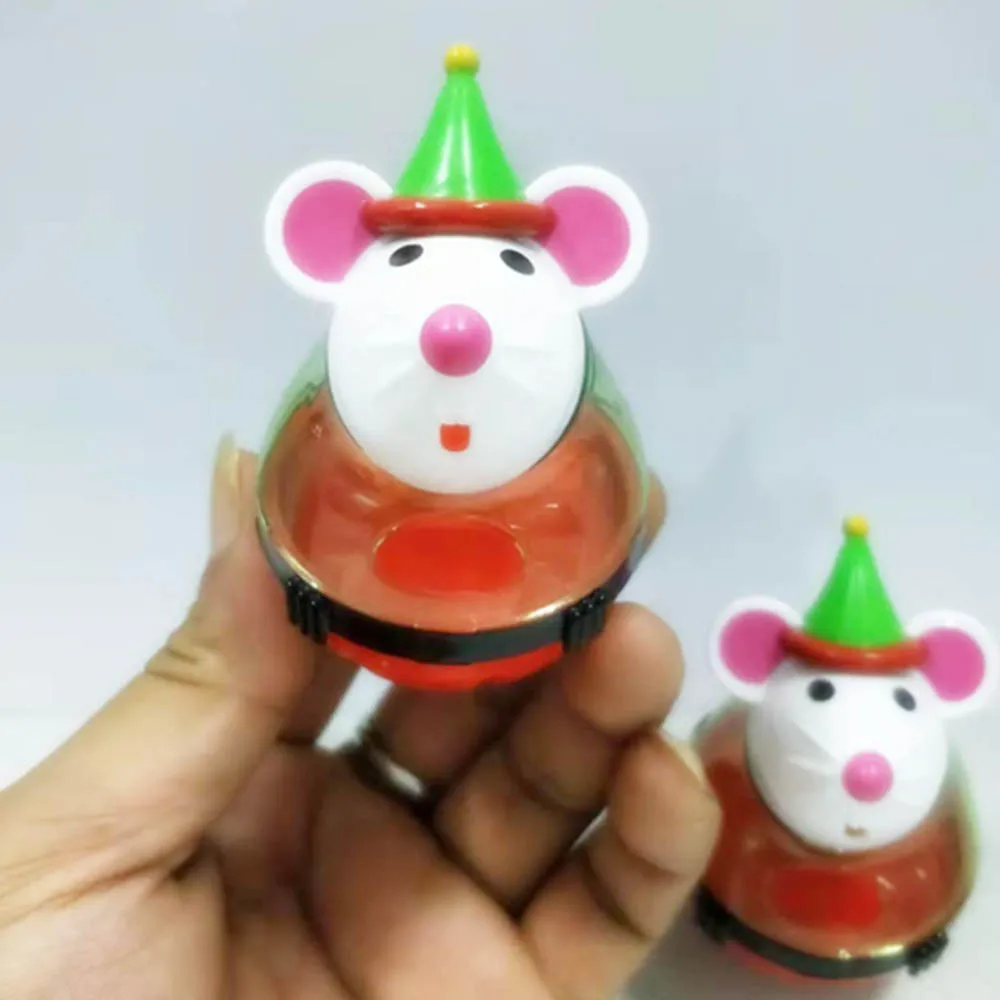 Неваляшка для домашних животных, игрушка для собаки, мяч, массажер в форме мыши, собачий мячик, дозатор для еды, развивающие игрушки для рождества, Новинка