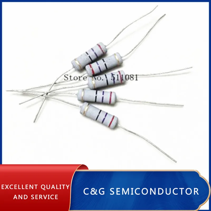 20PCS 3W 47K ohm 5% Carbon Film Resistors carbon film resistor