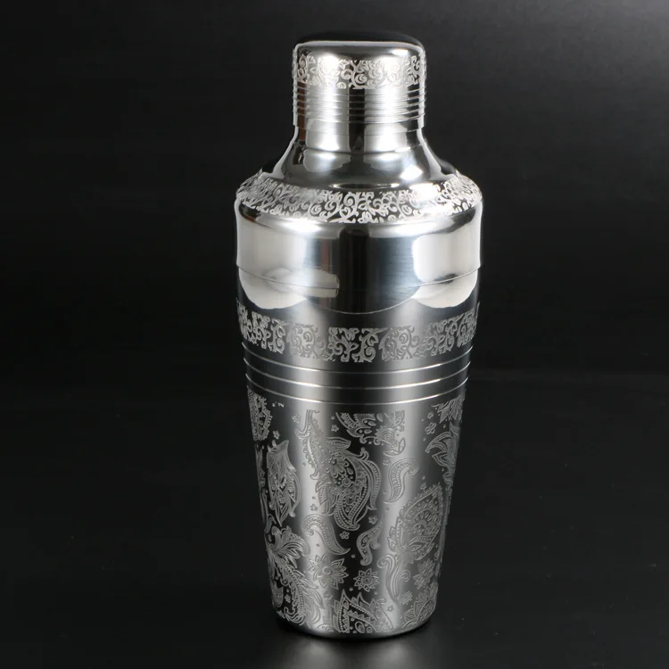 410ml 304 нержавеющая сталь утолщенный японский стиль Карвен бармен барный коктейль-шейкер - Цвет: 410ml