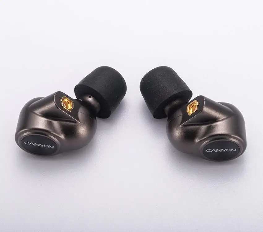 CANYON C51 Knowles DD 4BA Dynamic Hifi Music HD Monitor DJ Studio Stage CNC Metal Deep Bass MMCX Audiophile Earphones Earbuds