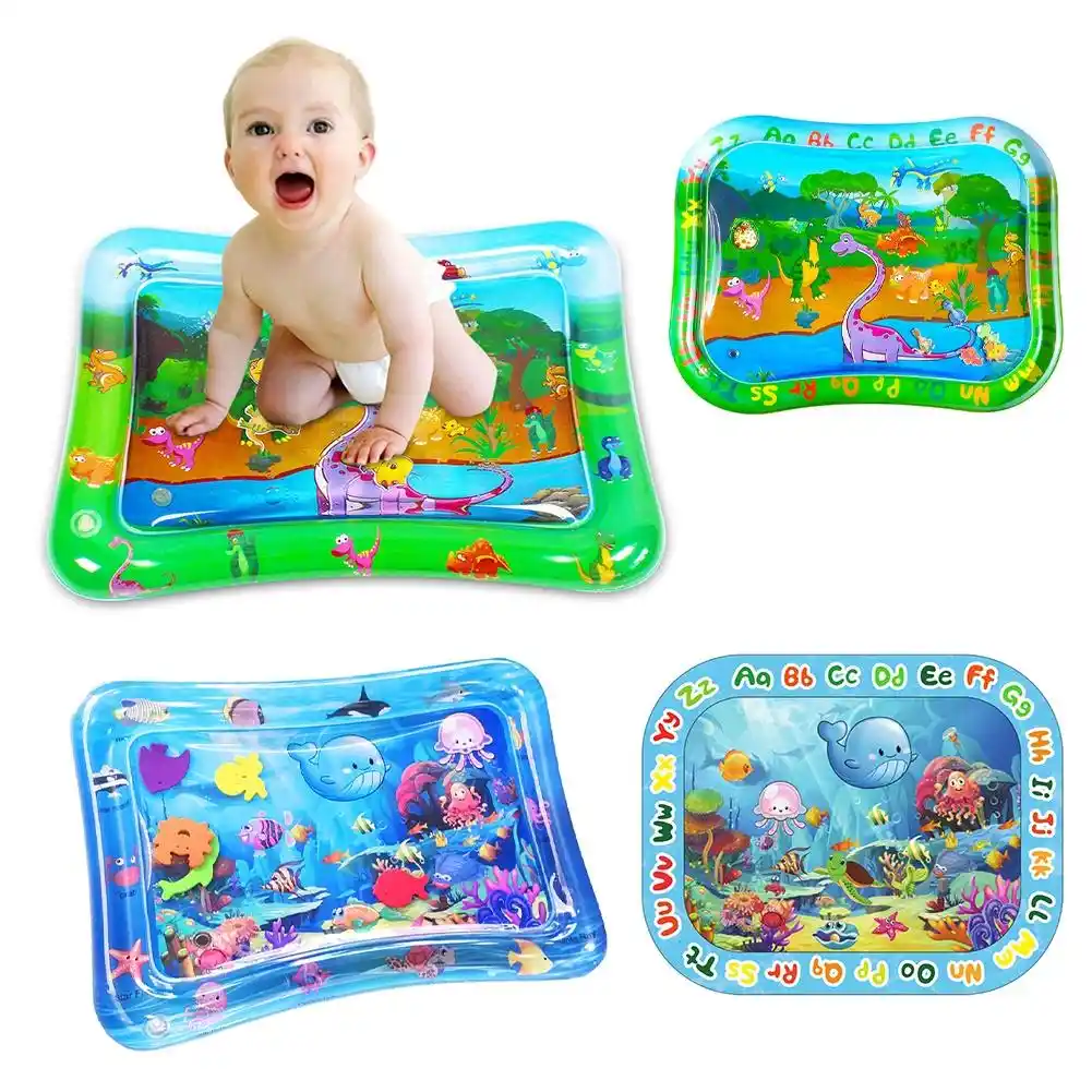 inflatable dinosaur play mat