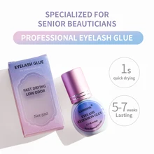 Colle adhésive forte pour extensions de cils, 1 à 2 secondes, séchage rapide, faux cils