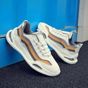 

Men's lightweight casual shoes mesh breathable sports shoes comfortable soft non-slip running shoes Tenis Masculino Adulto large