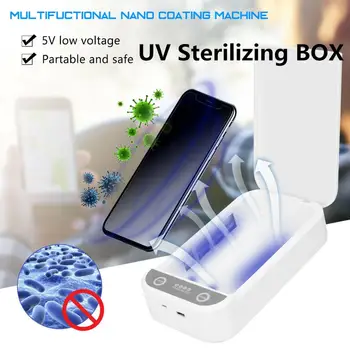 

UV Light Face Mask Sterilizer Box Anti Bacteria Ultraviolet Ray Disinfection for Toy Key Watch Phone Aromatherapy Esterilizador