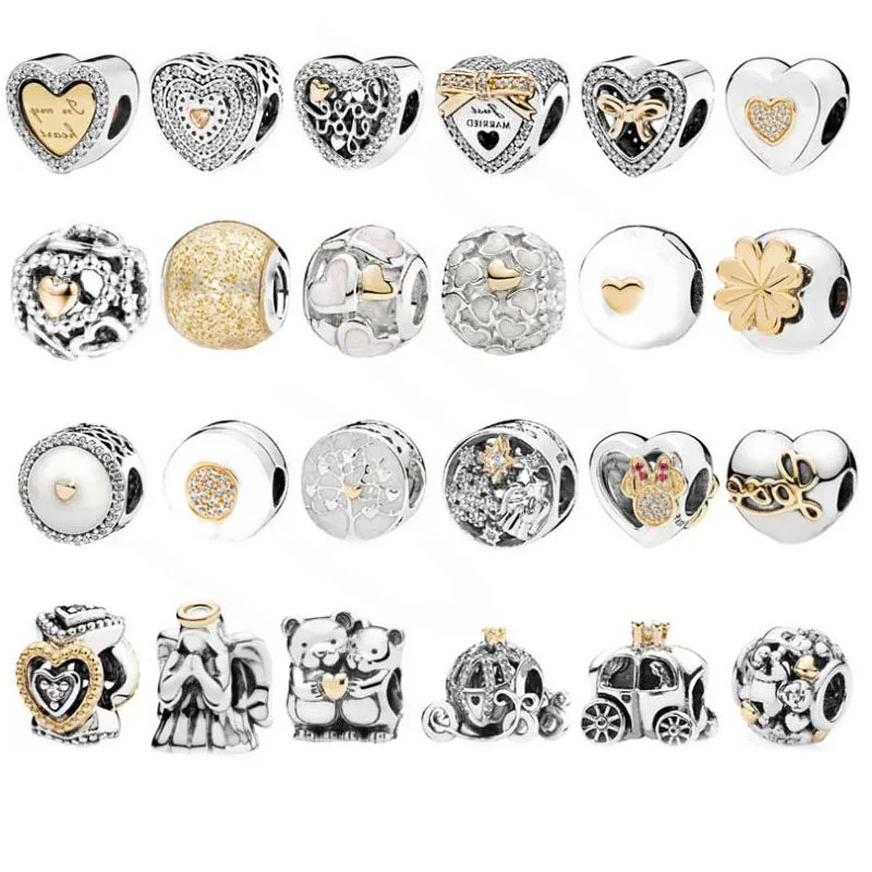 

Authentic 925 Sterling Silver Original Red & Green Charms Bead Fit European Bracelets Jewelry