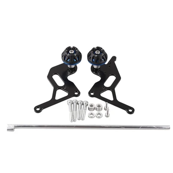 

CNC Aluminum Motorcycle Front & Rear Axle Fork Swingarm Carsh Sliders Set For Suzuki GSXR1000 2009-2013