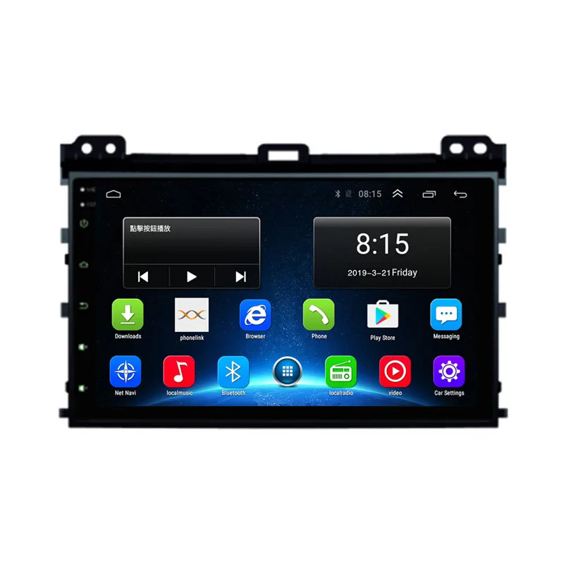 4G LTE Android 8 1 подходит для TOYOTA PRADO Land Cruiser 120 2003 2010 Мультимедиа стерео автомобильный dvd