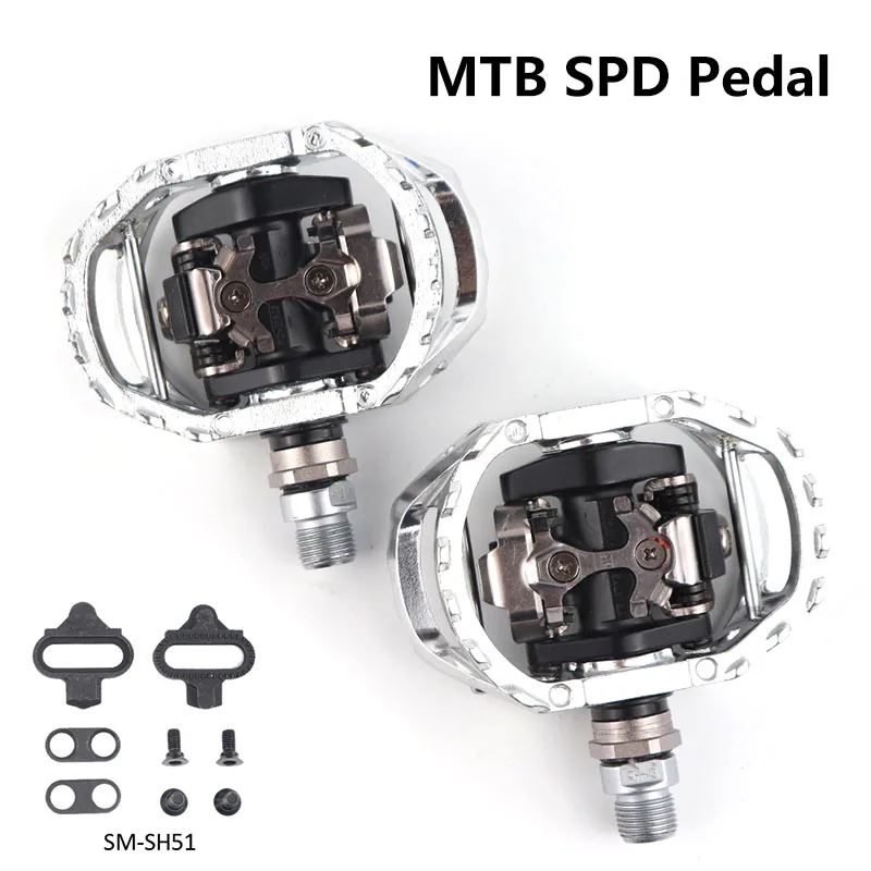 Велосипедные педали shimano SPD PD M545 MTB XC без туклипсов включая SM SH51 Cleats для горного