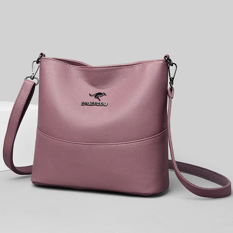 Soft Cowhide Crossbody Bags for Women 2021 Luxury Handbags Women Bags Designer Female Casual Hand Shoulder Bag bolsos de mujer 4