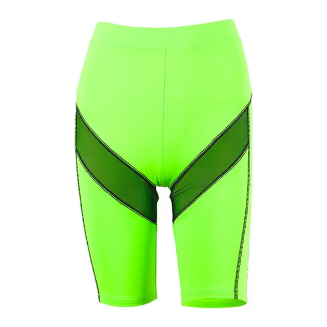 neon green gym shorts