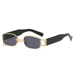 Chic Punk Square Sunglasses - Luxury Small Frame Rectangle Mirror Shades (Other)