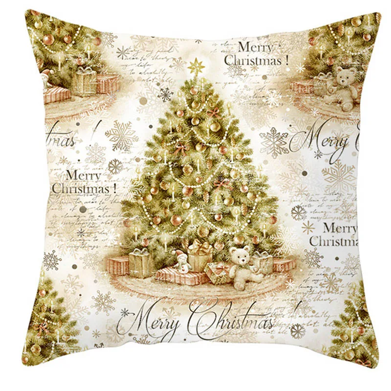 Rindeer, Рождественская елка, снежный узор, Рождественский чехол для подушки, Рождественская декоративная наволочка для подушки, для дома, новогодние принадлежности