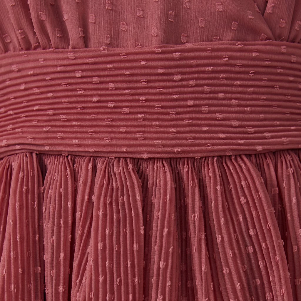 ZA Модное Элегантное однотонное розовое платье женская осенняя одежда Трендовое винтажное Повседневное платье с v-образным вырезом Женская Осенняя одежда