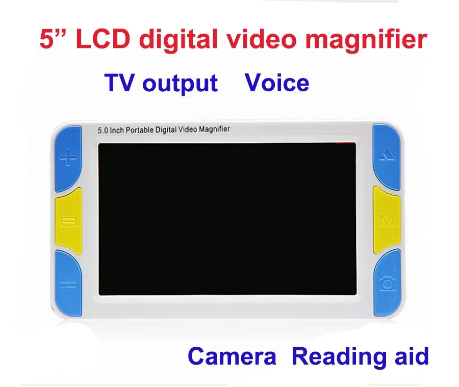 " ЖК-дисплей цифровой видеолупа низкого видения электронный лупа для Чтения Цифровой портативный видеолупа