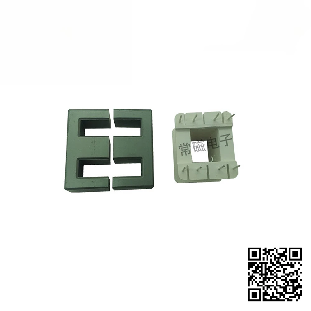EE55B Mn-Zn ферритовый сердечник с вертикальным каркасом Поддержка питания
