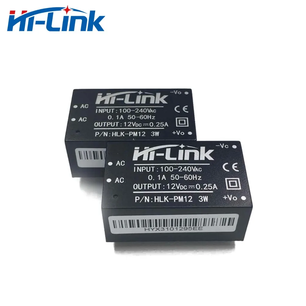 Hi-Link HLK-10M12 AC-DC 220V a 12V 10W Interruptor Módulo de Fuente de alimentación aislada 