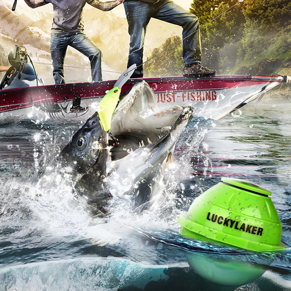 

Lucky FF916 WiFi Wireless Fish Finder Laker Russian Sonar Fishfinder APP Best Deeper Echo Sounder Bite Alarm for Depth Fishing