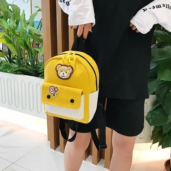 

Mix and match color Canvas Backpack color matching women's bag new fashion women's backpack