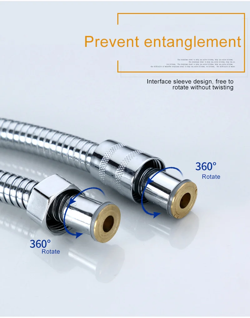 Шланги сантехнические, гибкий шланг 1,5 м, душевые шланги из нержавеющей стали, гибкие трубы для ванной комнаты