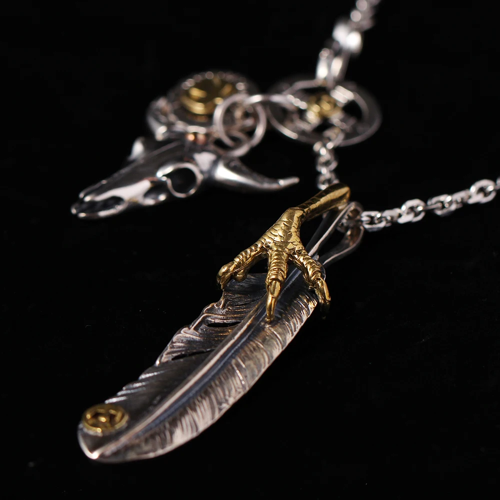 Takahashi Goro Pendant S925 Sterling Silver Jewelry Vintage