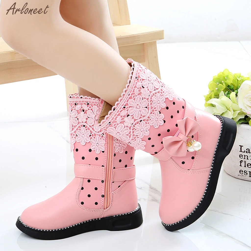 Toddler Infant Kids Baby Girls Butterfly Knot Princess Shoes Boots Baby Non-slip Toddler Shoes NEW Fashion Casual