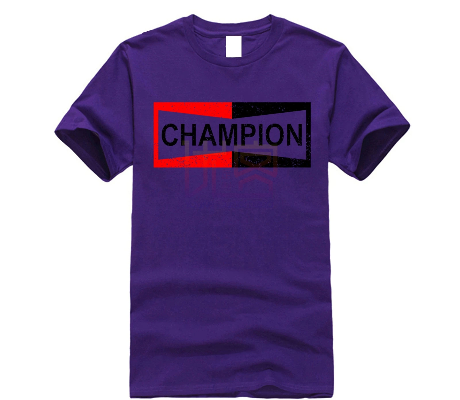 Once upon a time в Голливуде Брэд Питт чемпион логотип для автомобиля Футболка мужская повседневная футболка Размер США S-3XL - Цвет: purple