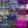 Women Handmade Stretch 100% Real Rex Fur Scarf Knit Genuine Rex Rabbit Fur Headbands Girls Real Natural Rabbit Fur Ring Scarves 4