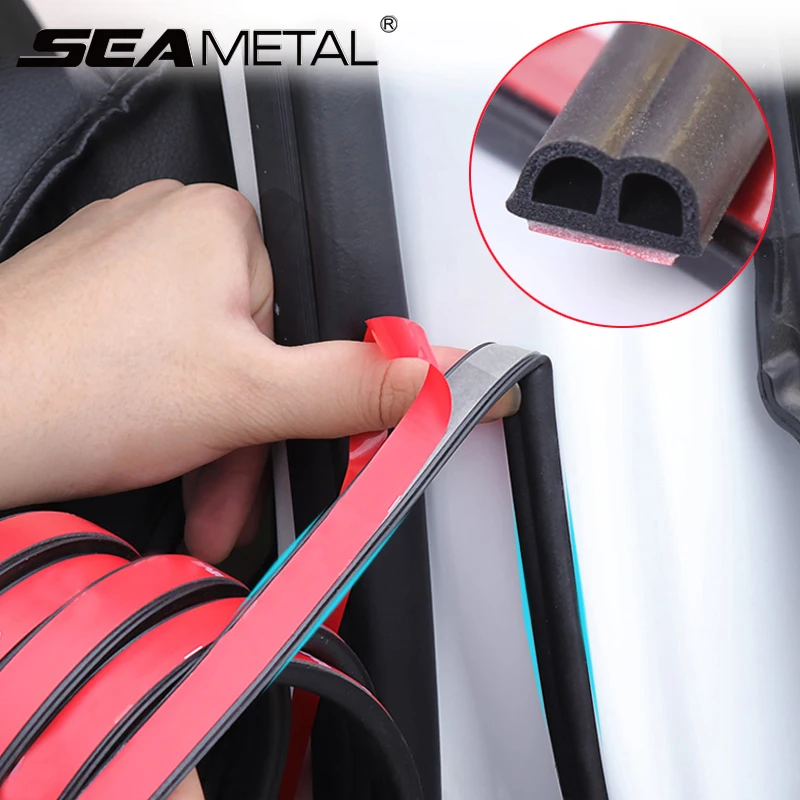 Universal B-Type Car Door Window Edge Rubber Seal Strips Weather Strip –  SEAMETAL