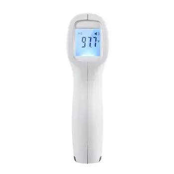 

1PC LCD Display IR Thermometer Non Contact Thermometer Infrared Forehead Body Temperature Meter Measuring Tool with Certificate