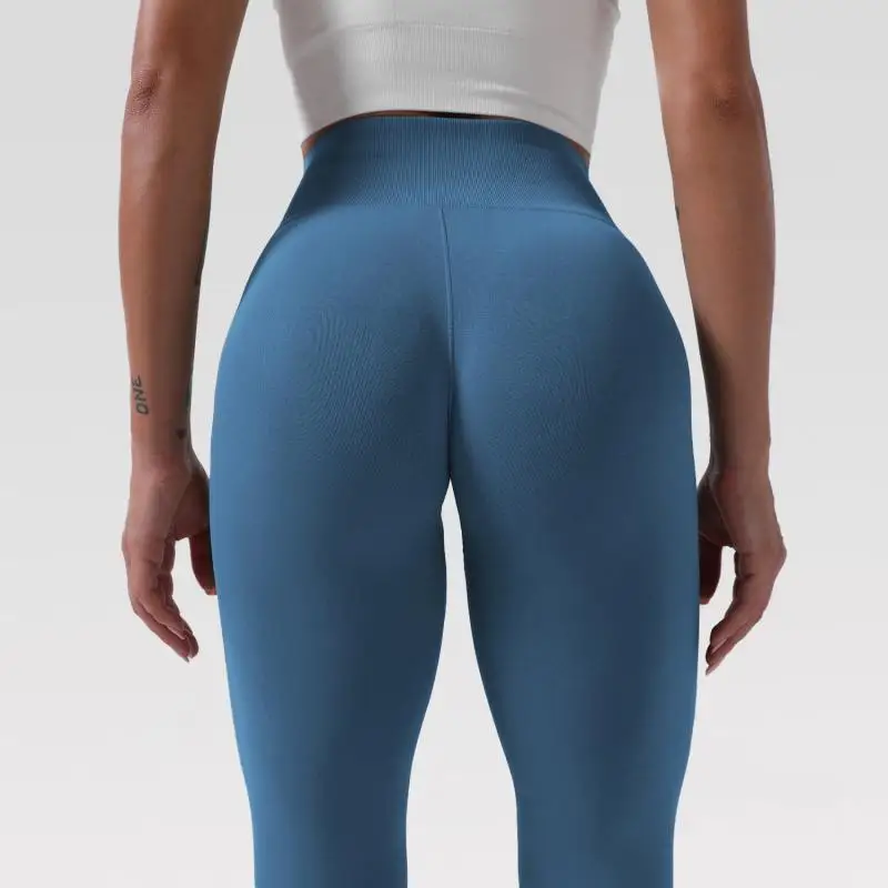 SVOKOR High Waist Seamless Fittness Leggings Sexy Workout Pants Women Push Up Gym Elasticity Sport 11 Color | Женская одежда