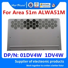Нижний чехол для ноутбука, нижняя базовая крышка, панель доступа, белая оболочка E для Dell Alienware области 51m ALWA51M 01DV4W 1DV4W