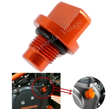 

Motorcycle Accessories CNC Aluminum Engine Magnetic Oil Drain Plug Bolts Custom for KTM DUKE 125 200 390 2013-2015 Naked Bike